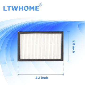 LTWHOME Hepa Filters Fit for Kenmore Vacuums 86880 Ef2 Canister (Pack of 4)